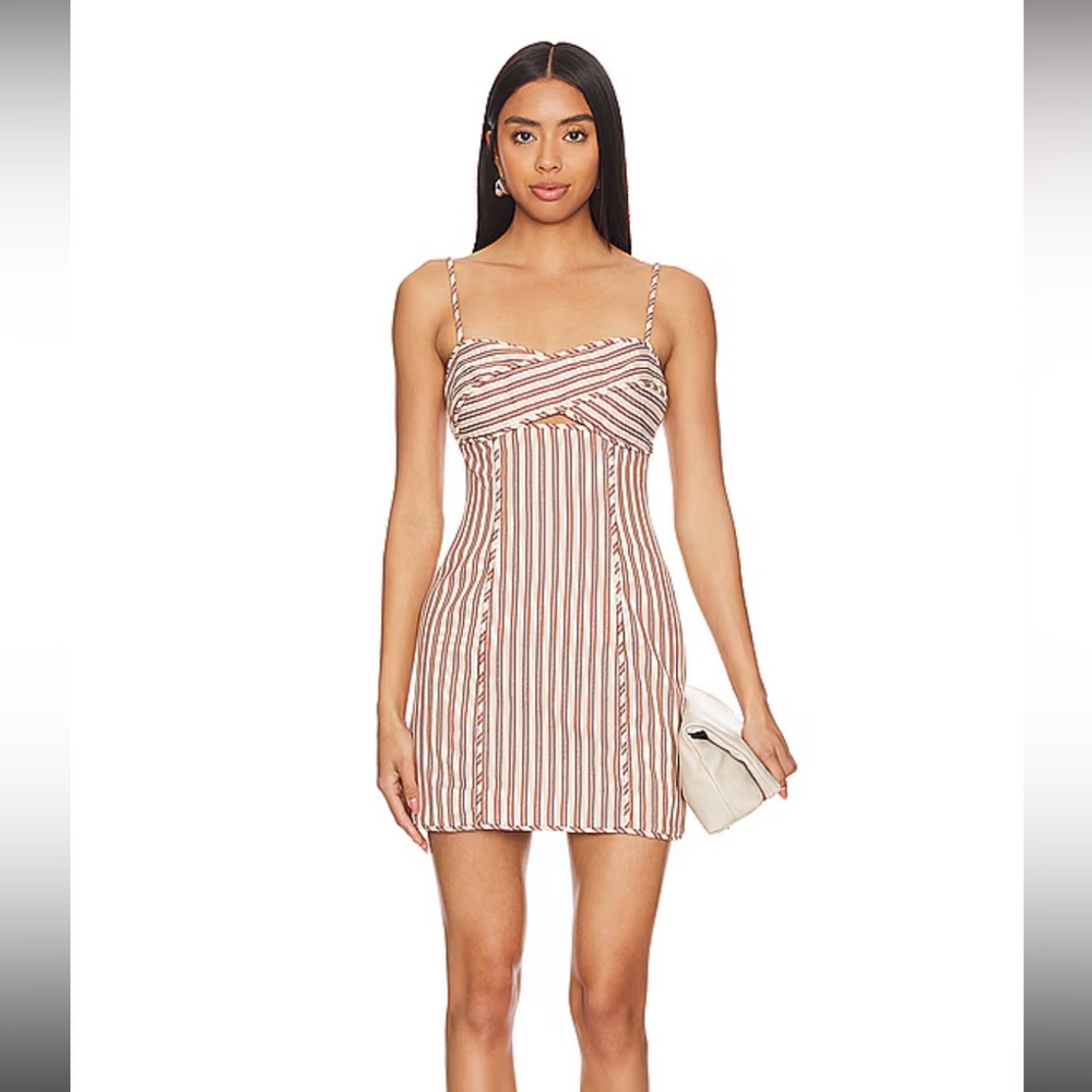 NWOT Vaila Dress in Mushroom Stripe
Significant Other - Revolve